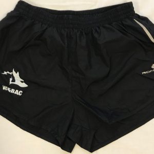 Nylon Race Shorts Black Boys (Ron Hill)